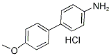 4'-METHOXY-BIPHENYL-4-YLAMINE HCL SALT Struktur