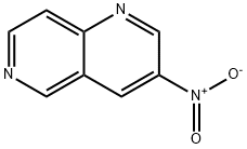 3-Nitro-1,6-naphthyridine Struktur