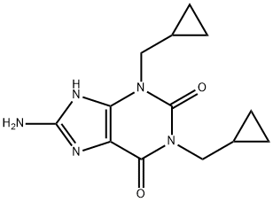 西潘茶碱, 132210-43-6, 结构式