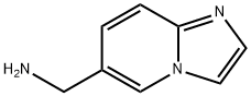 イミダゾ[1,2-A]ピリジン-6-イルメチルアミン 化学構造式