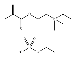 甲基丙烯酰氧乙基二甲基乙基铵乙基硫酸酯盐 结构式