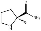 (2S)-2-Methyl-2-PyrrolidinecarboxaMide Structure