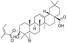 22 beta-angeloyloxyoleanolic acid Structure