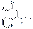 5,6-Quinolinedione, 8-(ethylamino)- (9CI) Struktur