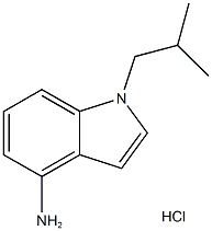 1-isobutyl-1H-indol-4-amine hydrochloride Struktur