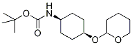 cis-[2-(4-tert-Butyloxycarbonylamino)cyclohexyloxy]tetrahydro-2H-pyran-d5 Structure