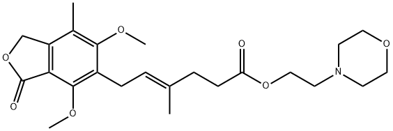 O-Methyl Mycophenolate Mofetil (EP Impurity D) Structure