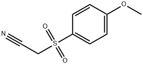 2-((4-甲氧基苯基)磺酰基)乙腈,132276-87-0,结构式