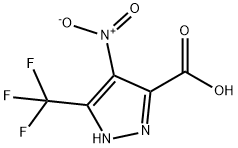 4-硝基-3-(三氟甲基)-1H-吡唑-5-羧酸,1322805-15-1,结构式