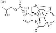 甘油磷酸士的宁, 1323-31-5, 结构式