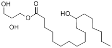 GLYCEROL MONOHYDROXYSTEARATE Structure