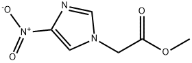 (4-硝基-1-咪唑基)乙酸甲酯, 13230-21-2, 结构式