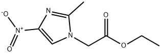 ethyl 2-(2-methyl-4-nitro-imidazol-1-yl)acetate Structure