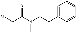 AcetaMide, 2-chloro-N-Methyl-N-(2-phenylethyl)- Struktur