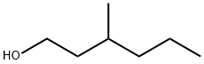 3-メチル-1-ヘキサノール 化学構造式
