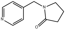 1-(4-吡啶基甲基)-2-吡咯烷酮 结构式