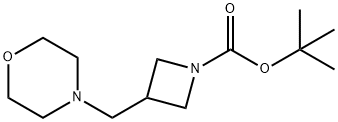 tert-butyl 3-(MorpholinoMethyl)azetidine-1-carboxylate, 1323155-30-1, 结构式