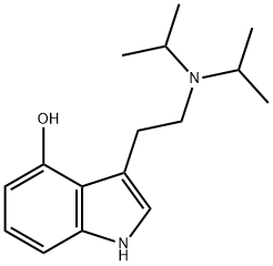 4-Hydroxy-N,N-diisopropyltryptamine Structure