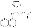(S)-(+)-N,N-Dimethyl-3-(1-naphthalenyloxy)-3-(2-thienyl)propanamine Struktur