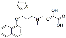 S-(+)-N,N-Dimethyl-3-(1-naphthoxy)-3-(2-thienyl)-1-propylamine oxalate