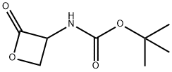 Carbamic acid, (2-oxo-3-oxetanyl)-, 1,1-dimethylethyl ester (9CI) 结构式