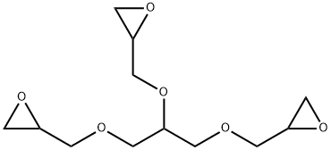 2,2',2''-[1,2,3-プロパントリイルトリ(オキシメチレン)]トリスオキシラン 化学構造式