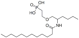 2-dodecanoylamino-1-hexanolphosphoglycol Structure