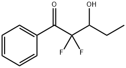 1-Pentanone, 2,2-difluoro-3-hydroxy-1-phenyl- (9CI) Struktur
