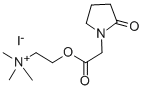 2-(Dimethylamino)ethyl (2-oxo-1-pyrrolidinyl)acetate methiodide Structure
