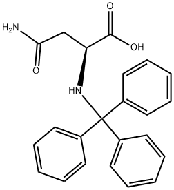 H-ASN(TRT)-OH 化学構造式