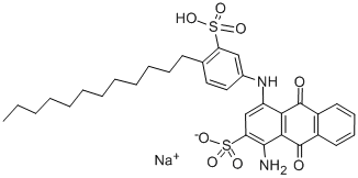 酸性兰138, 1324-53-4, 结构式