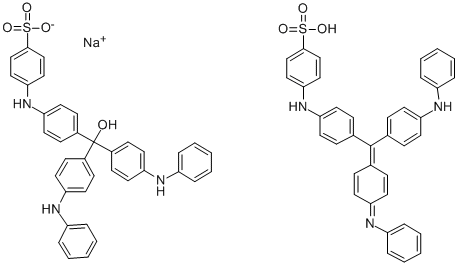 酸性蓝 19 结构式