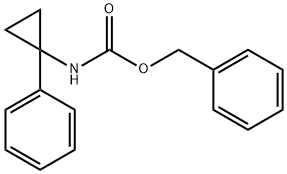 BENZYL N-(1-PHENYLCYCLOPROPYL)CARBAMATE, 1324000-40-9, 结构式