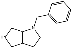 1-ベンジルオクタヒドロピロロ[3,4-B]ピロール 化学構造式