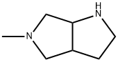 5-Methyl-1H-hexahydropyrrolo[3,4-b]pyrrole Struktur