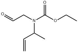 Carbamic  acid,  (1-methyl-2-propenyl)(2-oxoethyl)-,  ethyl  ester  (9CI) Structure