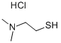 2-ジメチルアミノエタンチオール塩酸塩 化学構造式