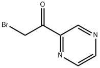2-溴-1-(2-吡嗪基)乙酮, 132426-19-8, 结构式