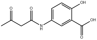 3'-Carboxy-4'-hydroxy-acetoacetanilide Struktur