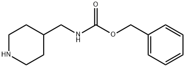 (CBZ-4-アミノメチル)ピペリジン 化学構造式