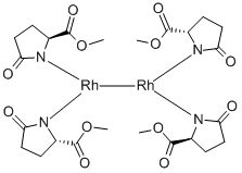 DIRHODIUM (II) TETRAKIS(METHYL 2-PYRROLIDONE-5(S)-CARBOXYLATE)ACETONITRILE/2-PROPANOL COMPLEX
