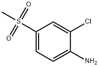 2-CHLORO-4-(METHYLSULFONYL)ANILINE Struktur