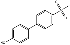 4'-Methanesulfonyl-biphenyl-4-ol Structure