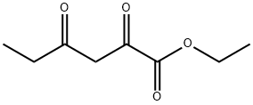 2,4-ジオキソヘキサン酸エチル 化学構造式
