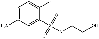 5-amino-N-(2-hydroxyethyl)-2-methylbenzenesulphonamide  Structure