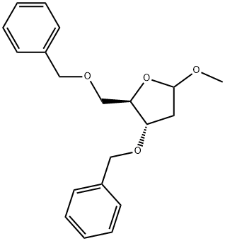 METHYL-3,5-DI-O-BENZYL-D-THREO-PENTAFURANOSIDE, 132487-16-2, 结构式