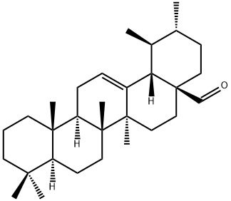 ウルサ-12-エン-28-アール 化学構造式