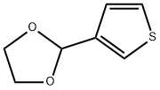 2-(3-噻吩基)-1,3-二氧戊环, 13250-82-3, 结构式