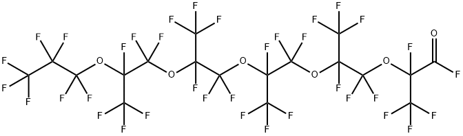 PERFLUORO-2,5,8,11,14-PENTAMETHYL-3,6,9,12,15-PENTAOXAOCTADECANOYL FLUORIDE Structure