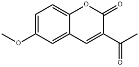 2H-1-Benzopyran-2-one, 3-acetyl-6-methoxy- Struktur
